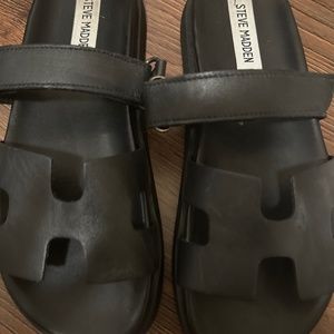 Steve Madden Maven Sandal Black Size 6